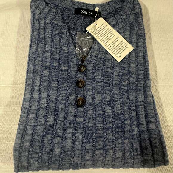 Sunbs Tops - SUNBS Tunic Shirts for Womens Long Sleeve Tops Casual V Neck Sweaters  M